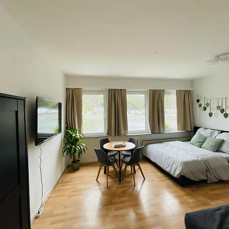 Rheinromantik Mit Blick Auf Die Burg Katz, Bis 4P Sankt Goar Exterior photo