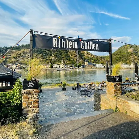 Rheinromantik Mit Blick Auf Die Burg Katz, Bis 4P Sankt Goar Exterior photo