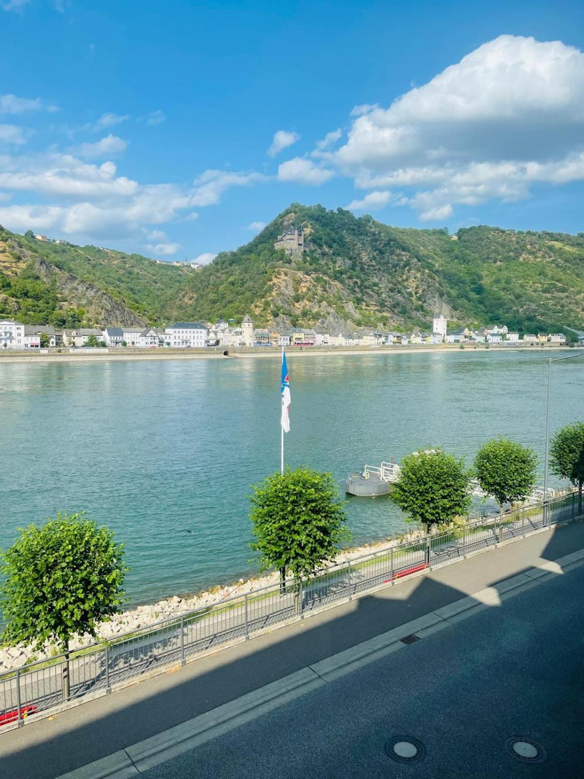 Rheinromantik Mit Blick Auf Burg Katz, Bis 4p Apartment Sankt Goar